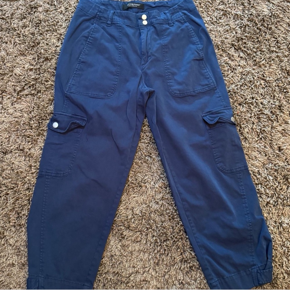 Liverpool Navy / Dark Blue Cargo Pants